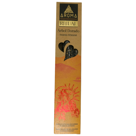 Golden Tree Ritual Wierook AROMA Artisan Wierook - 20 gram doosje met inspirerende boodschap