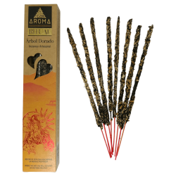 Incenso rituale Golden Tree AROMA Incenso artigianale - scatola da 20 grammi con messaggio ispiratore