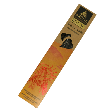 Golden Tree Ritual Rökelse AROMA Artisan Rökelse - 20 grams ask med inspirerande budskap