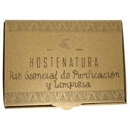 Essential Cleansing & Purification Kit HOSTENATURA - Bevat Florida Water, Bundels Witte Salie, Palo Santo en Seleniet