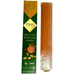 Encens AROMA Trio Palo Santo, Sauge Blanche et Jasmin - Trio Series 1 pack 15gr.