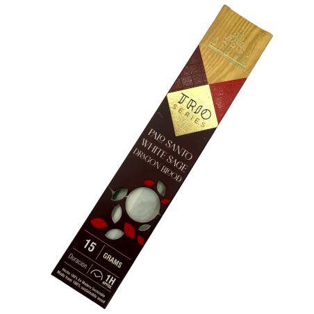 Rökelse AROMA Trio Palo Santo, Vit Salvia och Dragon's Blood - Trio Series 1 pack 15gr.