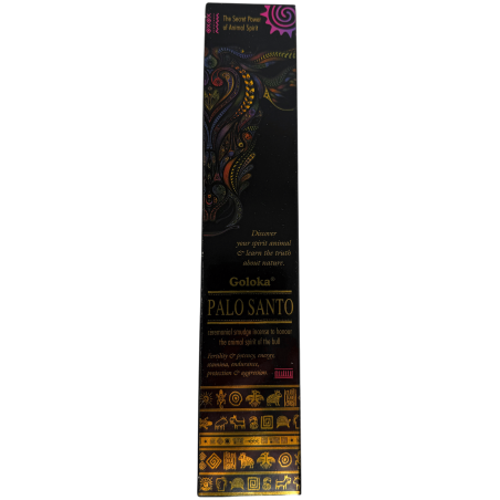 Animal Spirits Palo Santo Toro Räucherstäbchen Goloka Räucherstäbchen - Packung mit 8 Bio-Räucherstäbchen