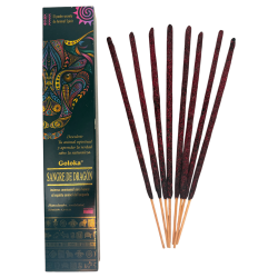 Animal Spirits Incense Dragon Blood Leopard Incense Goloka - Pack of 8 organic incense sticks