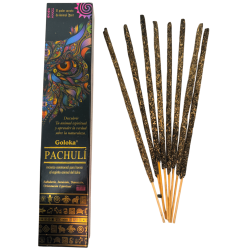 Animal Spirits Patchouli Owl Incense Goloka Incense - Pack of 8 organic incense sticks