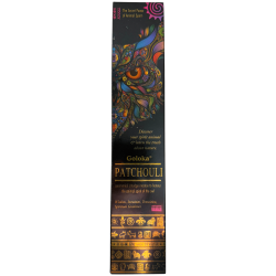 Animal Spirits Patchouli Owl Incense Goloka Incense - Pack of 8 organic incense sticks