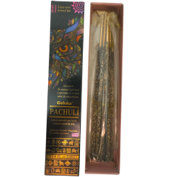 Animal Spirits Patchouli Owl Incense Goloka Incense - Pack of 8 organic incense sticks