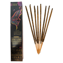 Animal Spirits Aponi Jasmine Butterfly Incense Goloka Incense - عبوة من 8 أعواد بخور عضوية