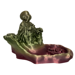 Arzător de tămâie Buddha cu simbol OM - Cascada de tămâie Reflux
