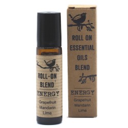 Roll-on Ulei Esențial Blend Energy Grapefruit, Tangerine și Lime cu vitamina E - 10ml.