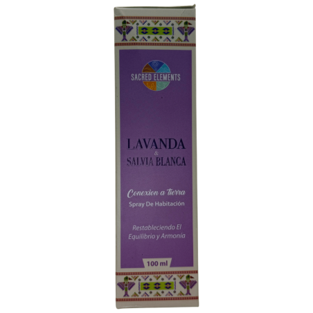 White Sage and Lavender Grounding Spray SACRED ELEMENTS from HEM - 100ml. - Restoring balance