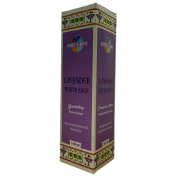 Spray Ambientador Salvia Blanca y Lavanda Conexión a Tierra SACRED ELEMENTS de HEM - 100ml. - Restableciendo el equilibrio