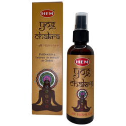 Yog Chakra Air Freshener Spray SACRED ELEMENTS from HEM - 100ml. - Purification and Balance of the Chakras