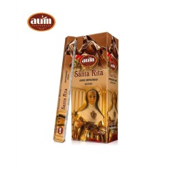 Incenso Santa Rita AUM Fragrances - Scatola da 6 scatole di incenso da 20 barrette - Impossible Cases