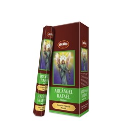 Archangel Rafael Incense AUM Fragrances - علبة من 6 علب بخور سعة 20 قطعة - الشفاء الجسدي والعقلي