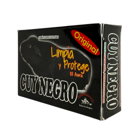 Jabón Esotérico Cuy Negro Místico Esotérico 100gr. - Limpia y Protege el Aura
