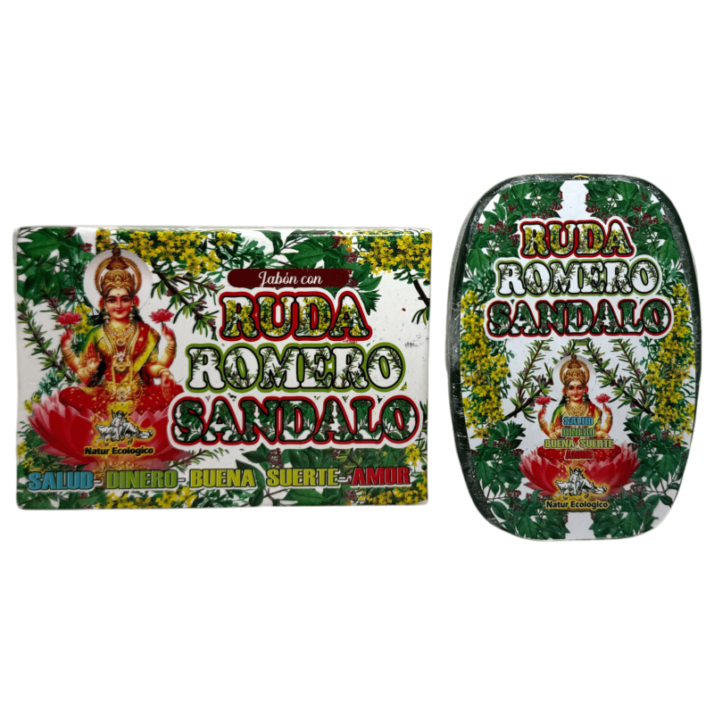 Sapone Esoterico Ruta, Rosmarino e Sandalo Mistico Esoterico 100gr. - Salute, Denaro, Buona Fortuna e Amore-SAPONI ESOTERICI-HOSTENATURA