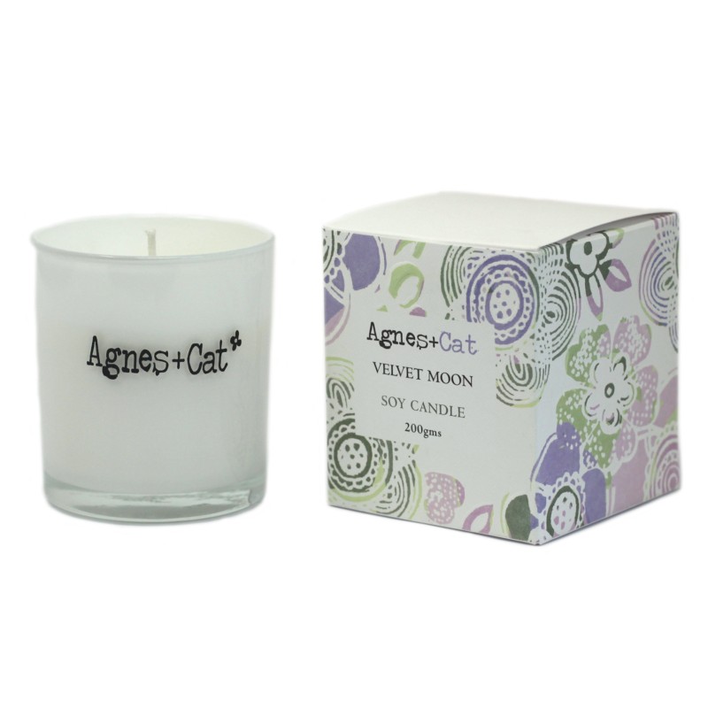 Bougie votive - Lune de velours-BOUGIES EN POT DE VERRE-HOSTENATURA