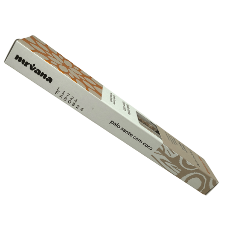 Palo Santo en Kokosnoot Wierook Premium Nirvana Brazil Vermindert stress - 5 dikke handgemaakte stokjes - Incenso Artesanal Bras