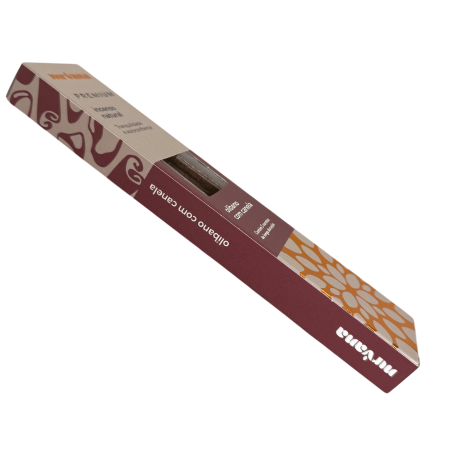 Weihrauch Weihrauch und Zimt Premium Nirvana Brasilien Ruhe und Selbstbewusstsein - 5 dicke handgemachte Stäbchen - Made in Braz