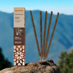 Premium Nirvana Brasile Incenso e chiodi di garofano Tranquillità e fiducia - 5 bastoncini spessi fatti a mano - Made in Brazil