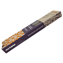 Premium White and Lavender Breu Incense Nirvana Brazil Relaxation and Calm - 5 thick handmade sticks - Made in Brazil