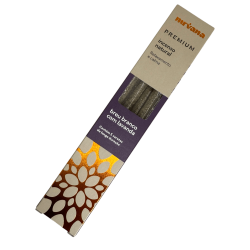 Premium White and Lavender Breu Incense Nirvana Brazil Relaxation and Calm - 5 thick handmade sticks - Made in Brazil