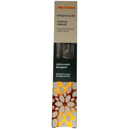 Premium Nirvana Brazil Nirvana Spiritual Connection Wellness Incencense - 5 tjocka handgjorda pinnar - Made in Brazil
