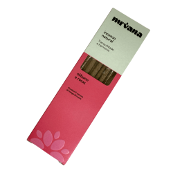 Natural Nirvana Brazil Incense and Roses Tranquility and Harmony - 9 handmade sticks - Made in Brazil