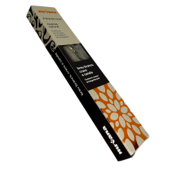 Breu White Incense, Clove and Premium Cinnamon Nirvana Brazil Emotional Comfort - 5 thick handmade sticks - Made in Brazil