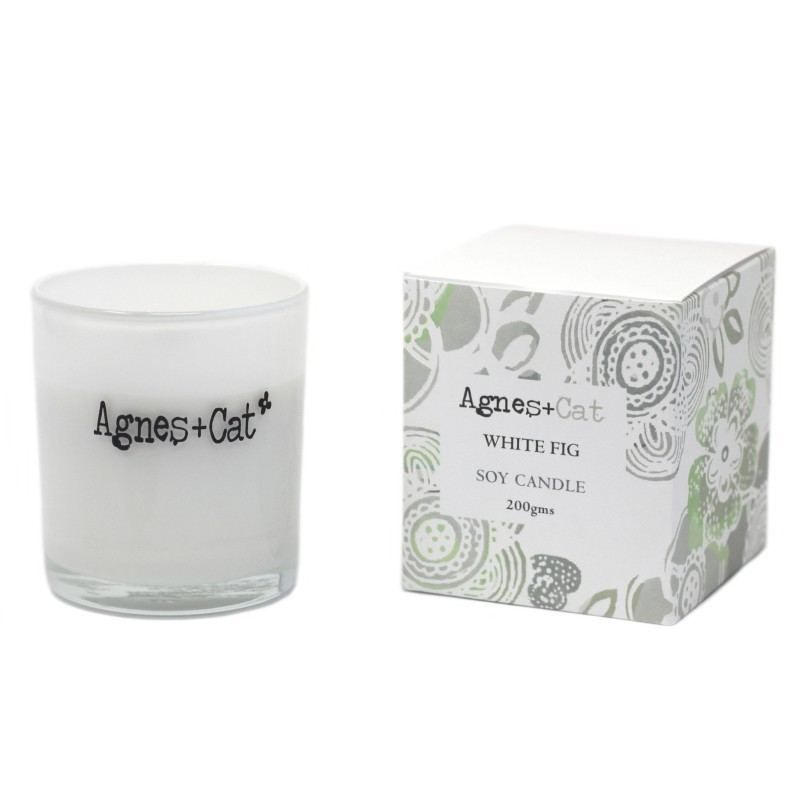 Bougie votive - Figue Blanche-BOUGIES EN POT DE VERRE-HOSTENATURA