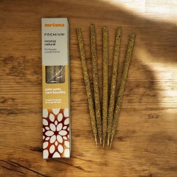 Palo Santo Incense and Premium Vanilla Nirvana Brazil Purification - 5 thick handmade sticks - Made in Brazil