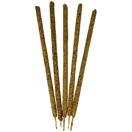 Encens Palo Santo et Vanille Premium Nirvana Brésil Purification - 5 bâtonnets épais faits à la main - Fabriqué au Brésil