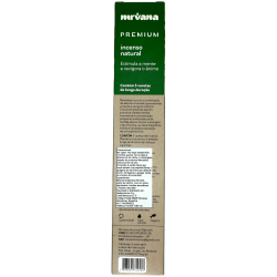 Premium Nirvana Brazil Rosemary & Mint Incense Stimulates the Mind - 5 Thick Artisan Sticks - Made in Brazil