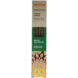 Premium Nirvana Brazil Rosemary & Mint Incense Stimulates the Mind - 5 Thick Artisan Sticks - Made in Brazil