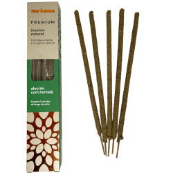 Premium Nirvana Brazil Rosemary & Mint Incense Stimulates the Mind - 5 Thick Artisan Sticks - Made in Brazil