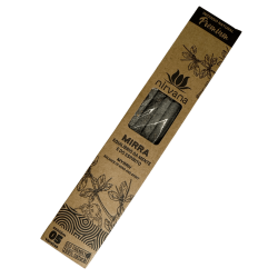 Incenso de Mirra Premium Nirvana Brasil Balance Mind and Spirit - 5 palitos grossos feitos à mão - Feito no Brasil