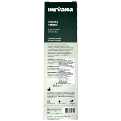 Incenso Natural Nirvana Brasil Vetiver & Cedro Estabilidade Emocional - 9 Palitos Feitos à Mão - Feito no Brasil