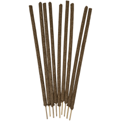 Natural Nirvana Brazil Vetiver & Cedar Incense Emotional Stability - 9 Handmade Sticks - Made in Brazil