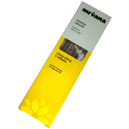 Incienso Ylang Ylang i Olíban Natural Nirvana Brasil Calma i Benestar - 9 varetes artesanals - Fet al Brasil