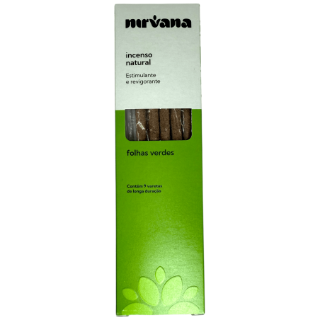 Inciens Fulls Verds Natural Nirvana Brasil Estimulant i Refrescant - 9 varetes artesanals - Fet al Brasil