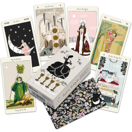 Baralho de Tarot Carlotydes - Fournier 78 cartas e livreto de instruções