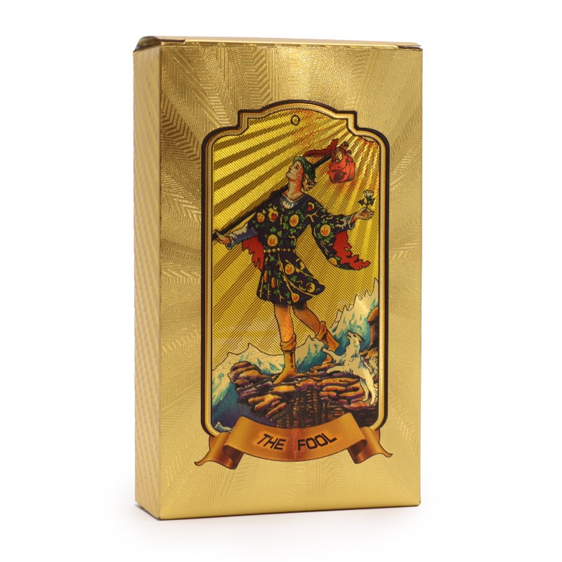 Set de cartes de tarot d’or - 78 cartes-TAROT-HOSTENATURA