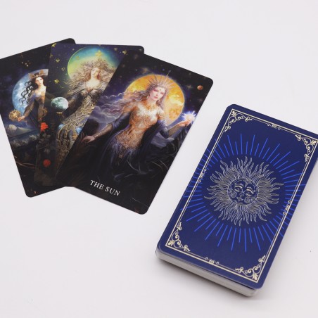 Tarot Arkana der Göttinnen mit Reiseführer Buch - Buch und 78 Karten