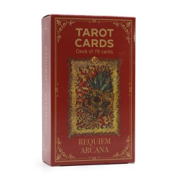 Arkana Tarota Requiem z Przewodnikiem - Książka i 78 kart