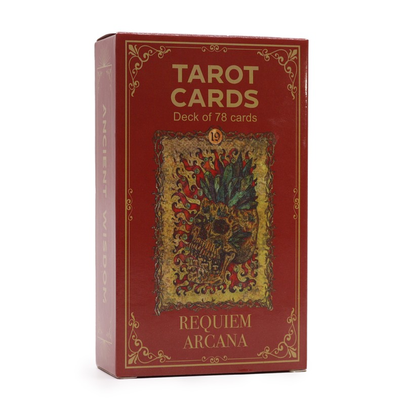Arkana Tarota Requiem z Przewodnikiem - Książka i 78 kart-TAROT-HOSTENATURA
