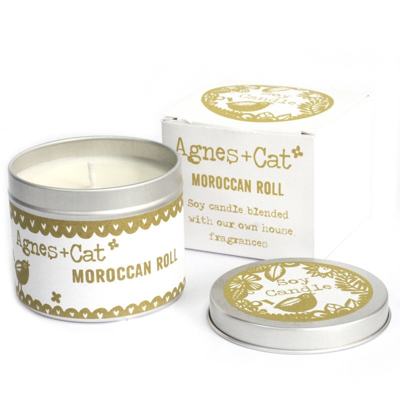 Canned Candles - Moroccan Roll-CANDLES IN A TIN-HOSTENATURA