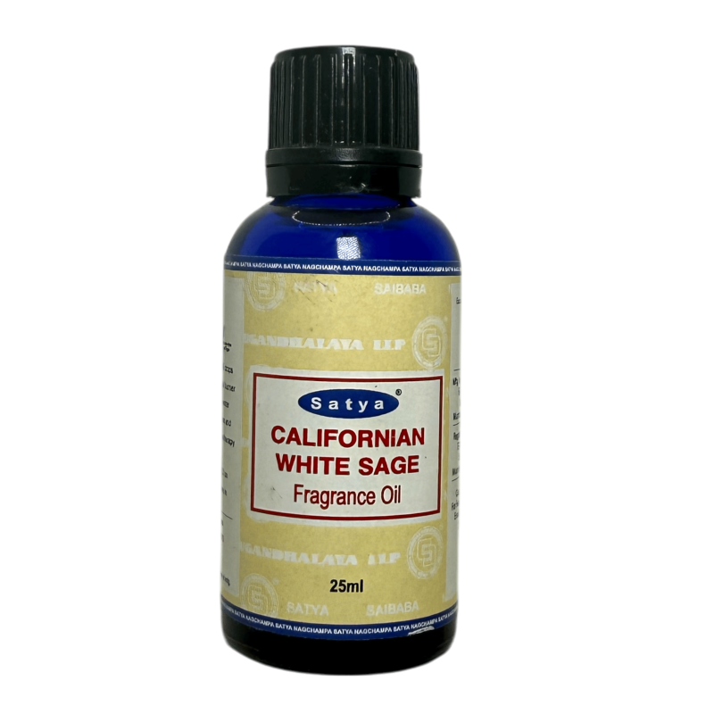 Californian White Sage SATYA Aromatic Oil 25ml.-SATYA INCENSE STICKS-HOSTENATURA