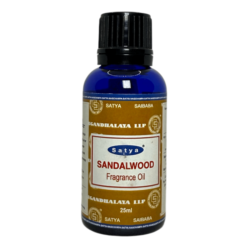 Aromatic Oil SATYA Sandalwood 25ml.-SATYA INCENSE STICKS-HOSTENATURA