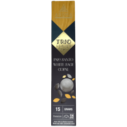 Encens AROMA Trio Palo Santo, Sauge Blanche et Copal - Trio Series 1 pack 15gr.